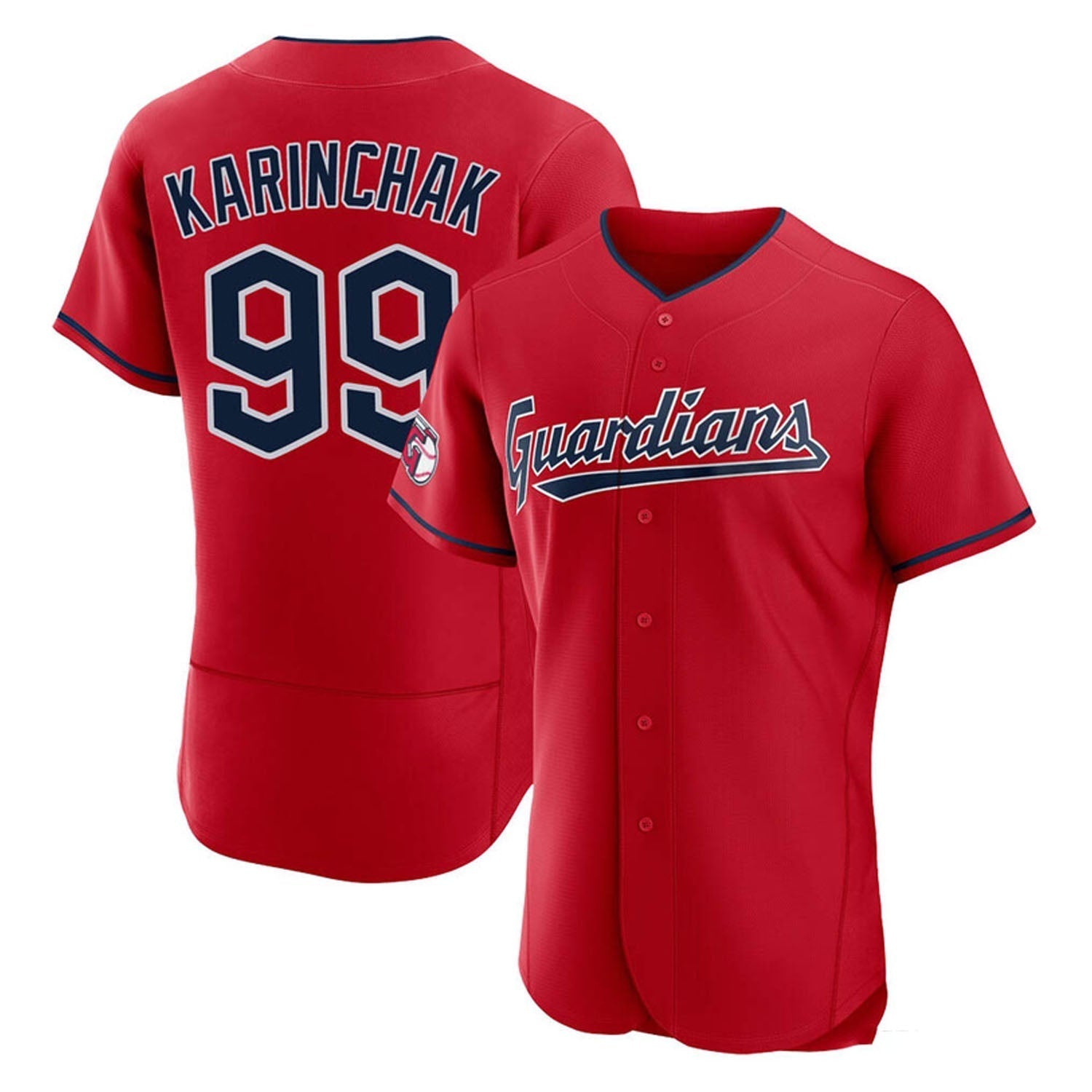 James Karinchak Cleveland Indians 99 Jersey