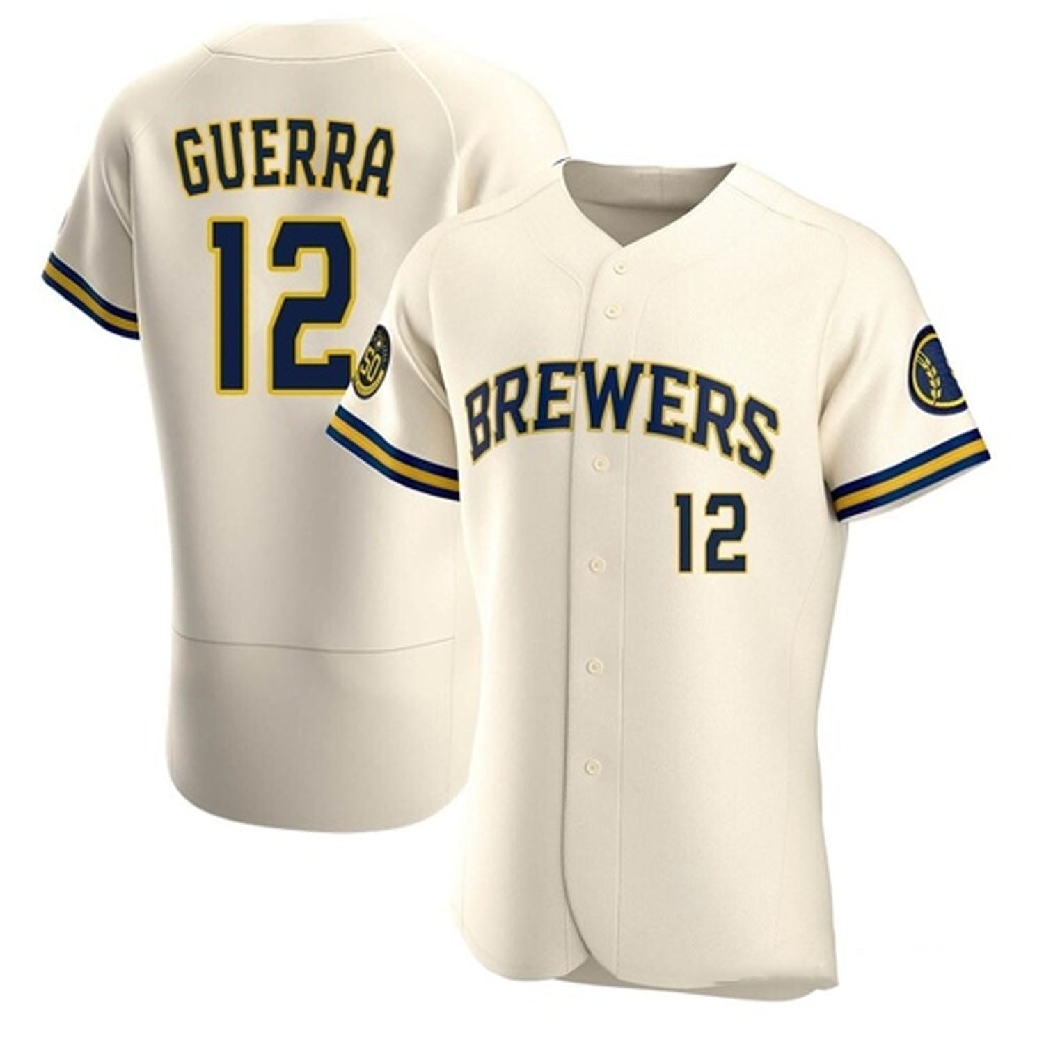 Javy Guerra Milwaukee Brewers 12 Jersey