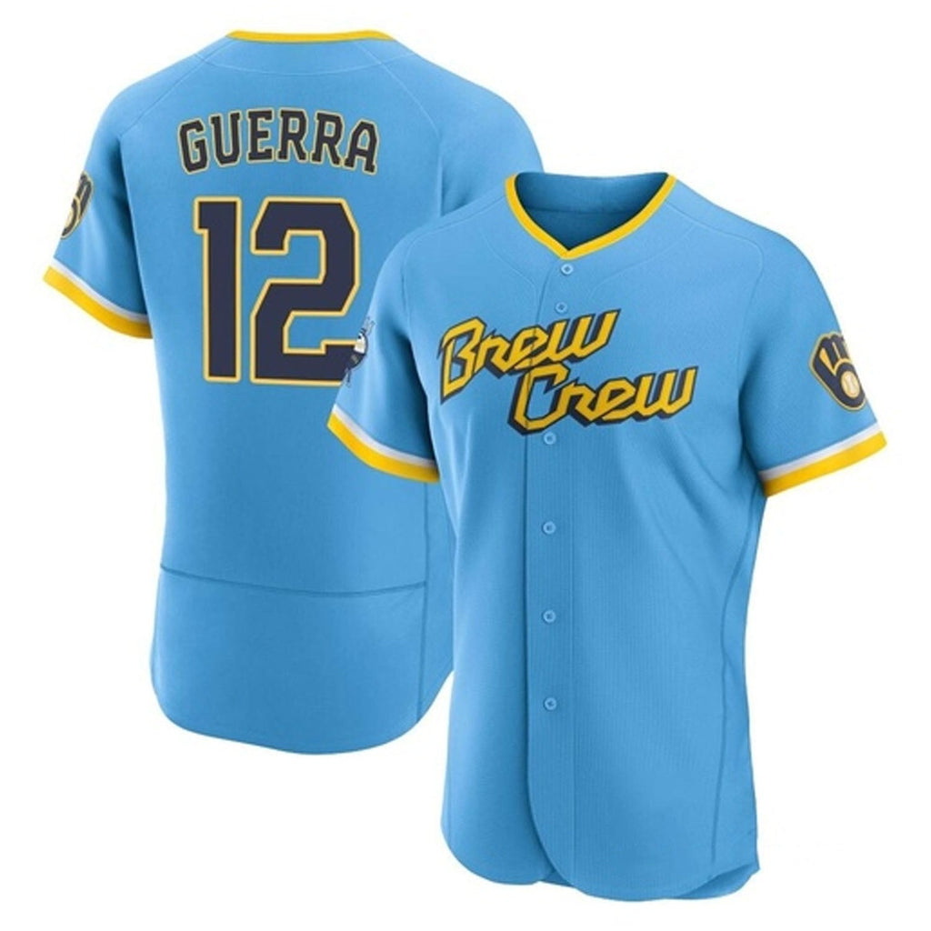Javy Guerra Milwaukee Brewers 12 Jersey