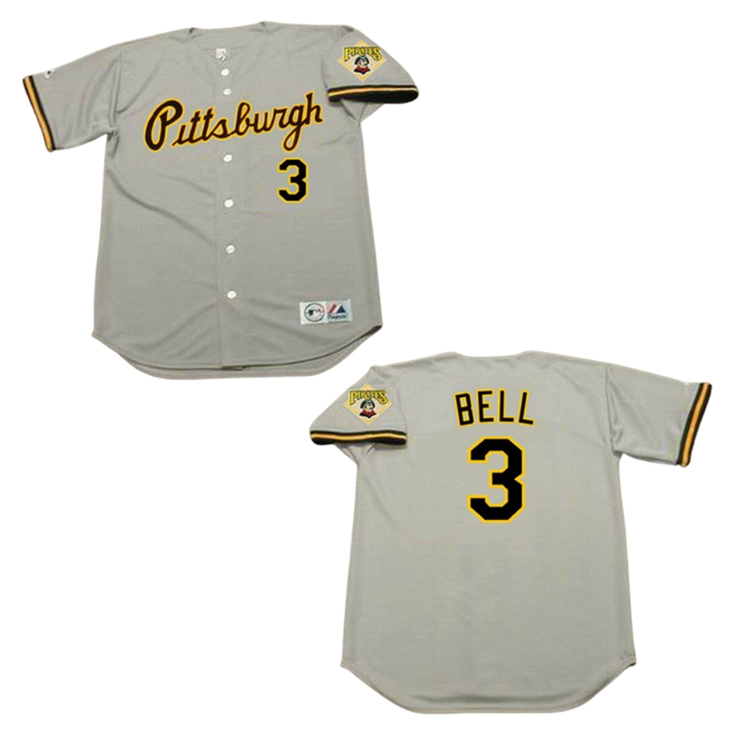 Jay Bell Pittsburgh Pirates 3 Jersey