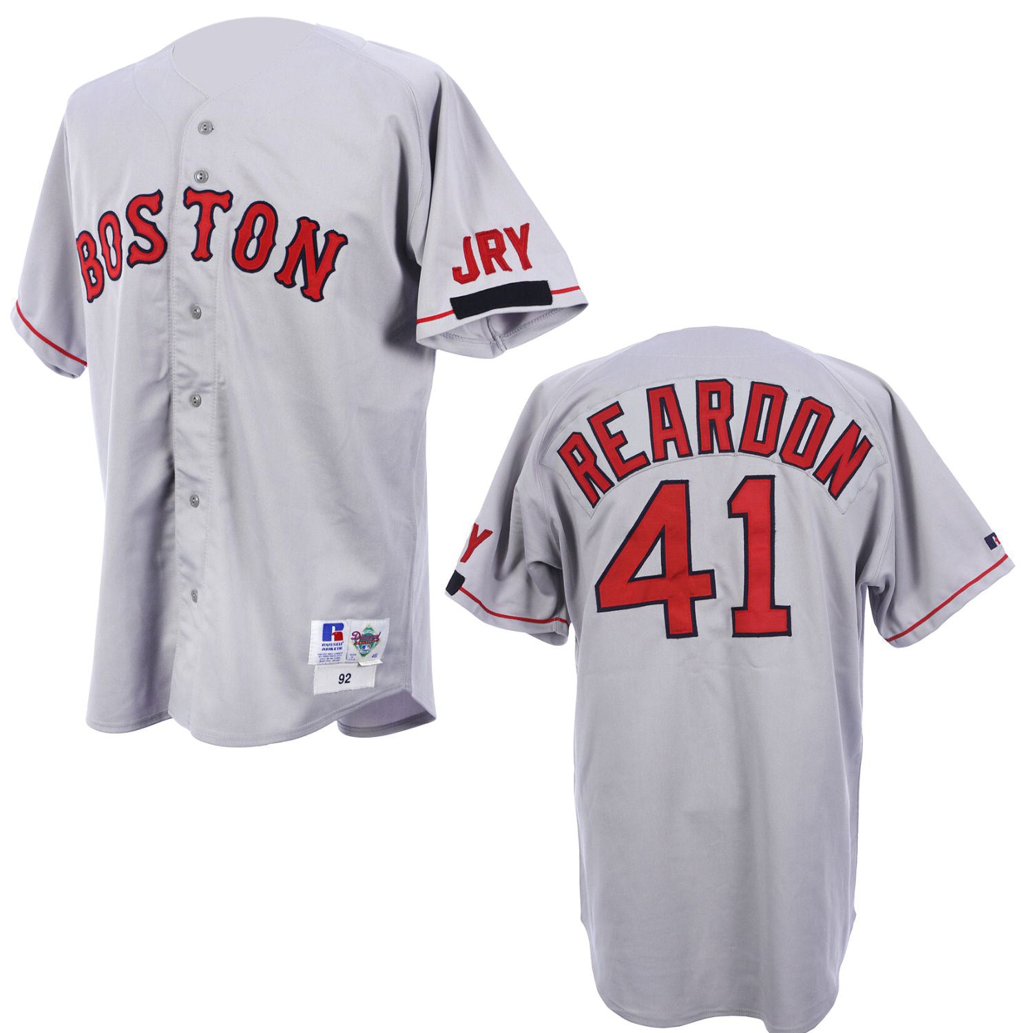 Jeff Reardon Boston Red Sox 41 Jersey