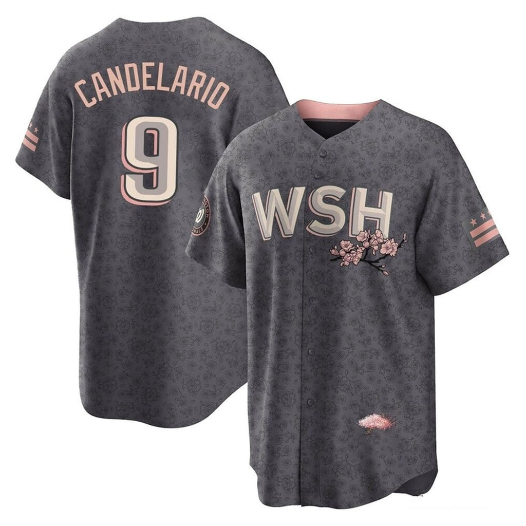 Jeimer Candelario Washington Nationals 9 Jersey