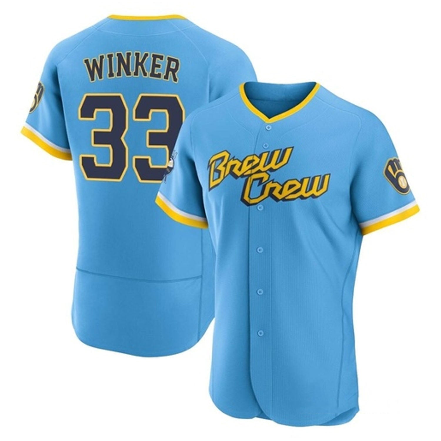 Jesse Winker Milwaukee Brewers 33 Jersey