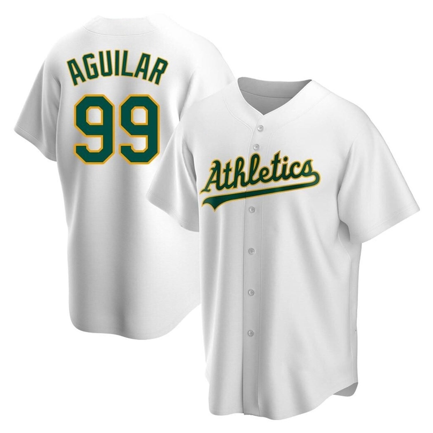Jesus Aguilar Oakland Athletics 99 Jersey