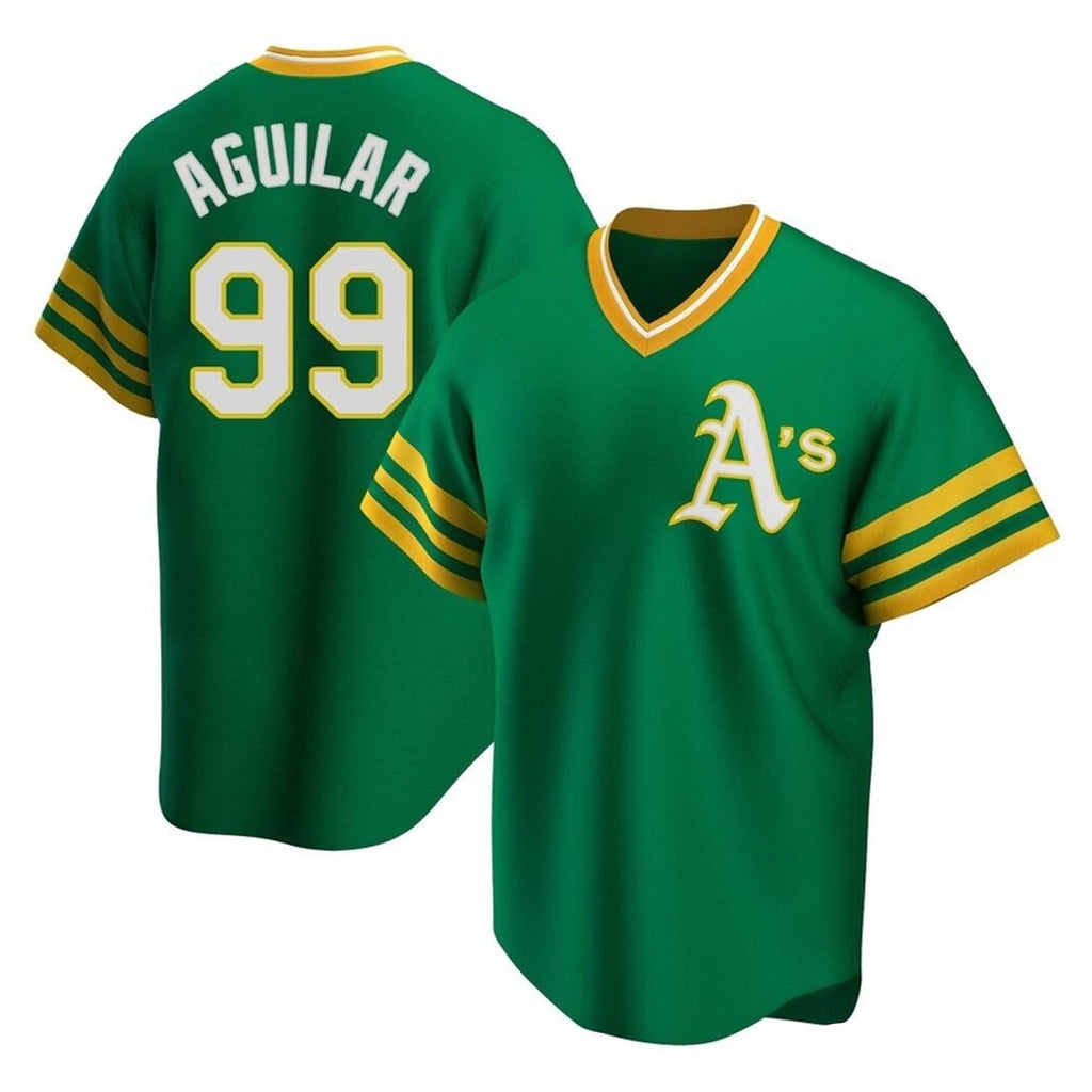 Jesus Aguilar Oakland Athletics 99 Jersey