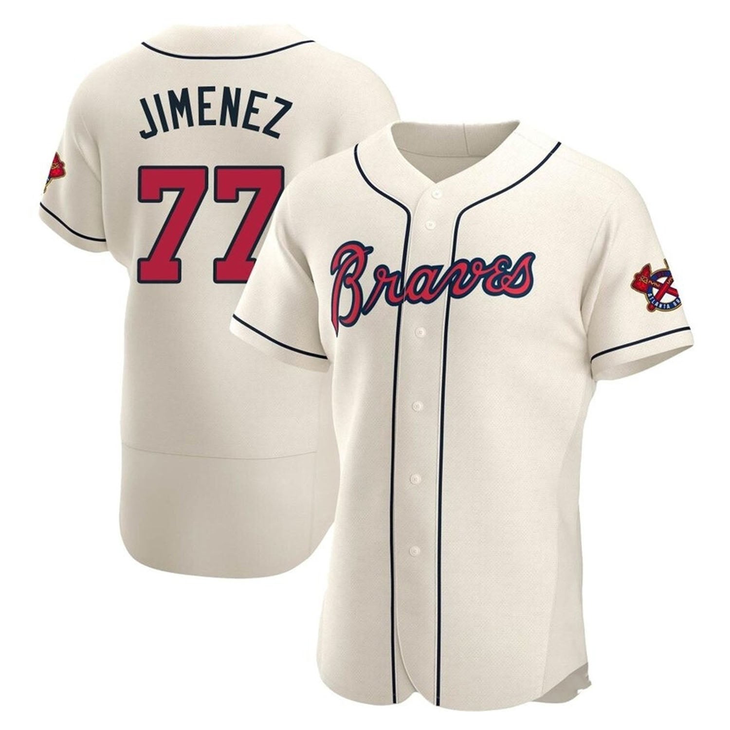 Joe Jimenez Atlanta Braves 77 Jersey