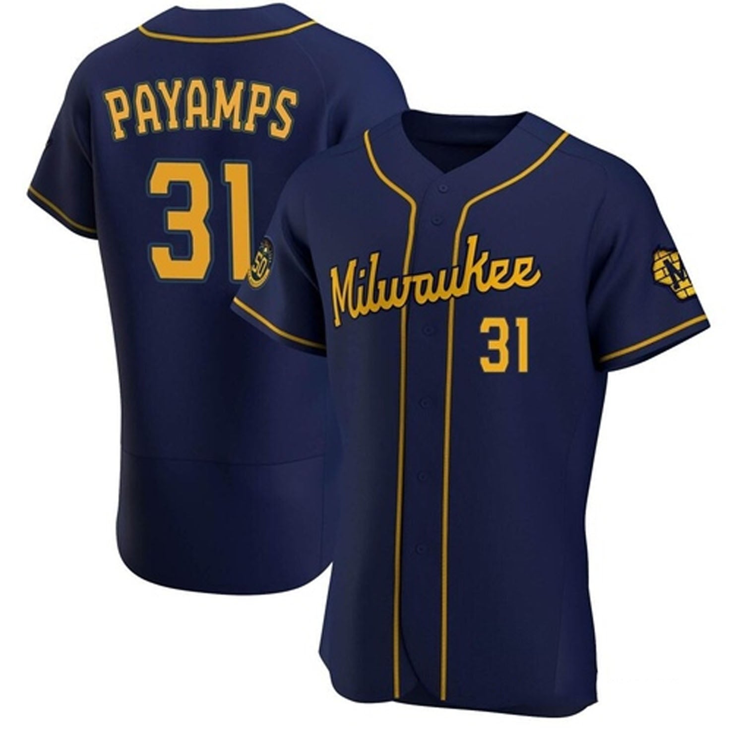 Joel Payamps Milwaukee Brewers 31 Jersey