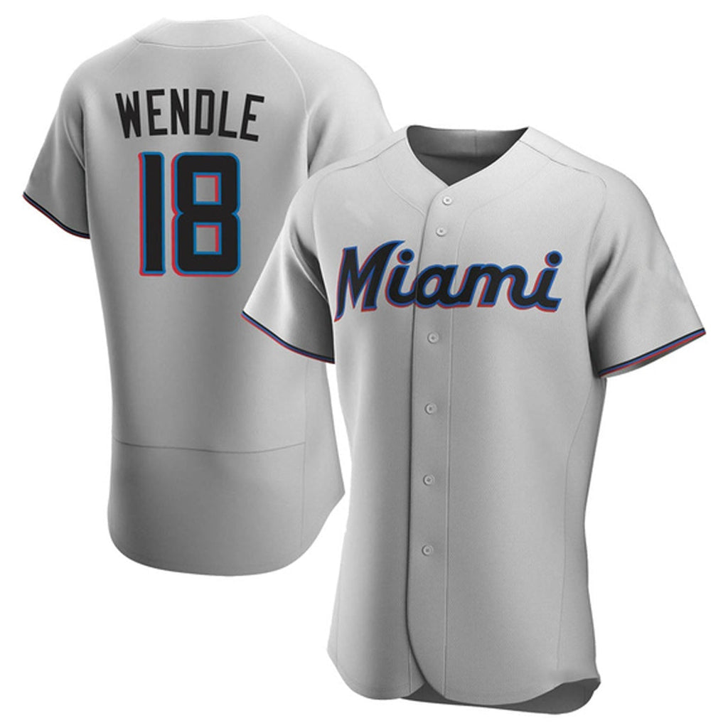 Joey Wendle Miami Marlins 18 Jersey