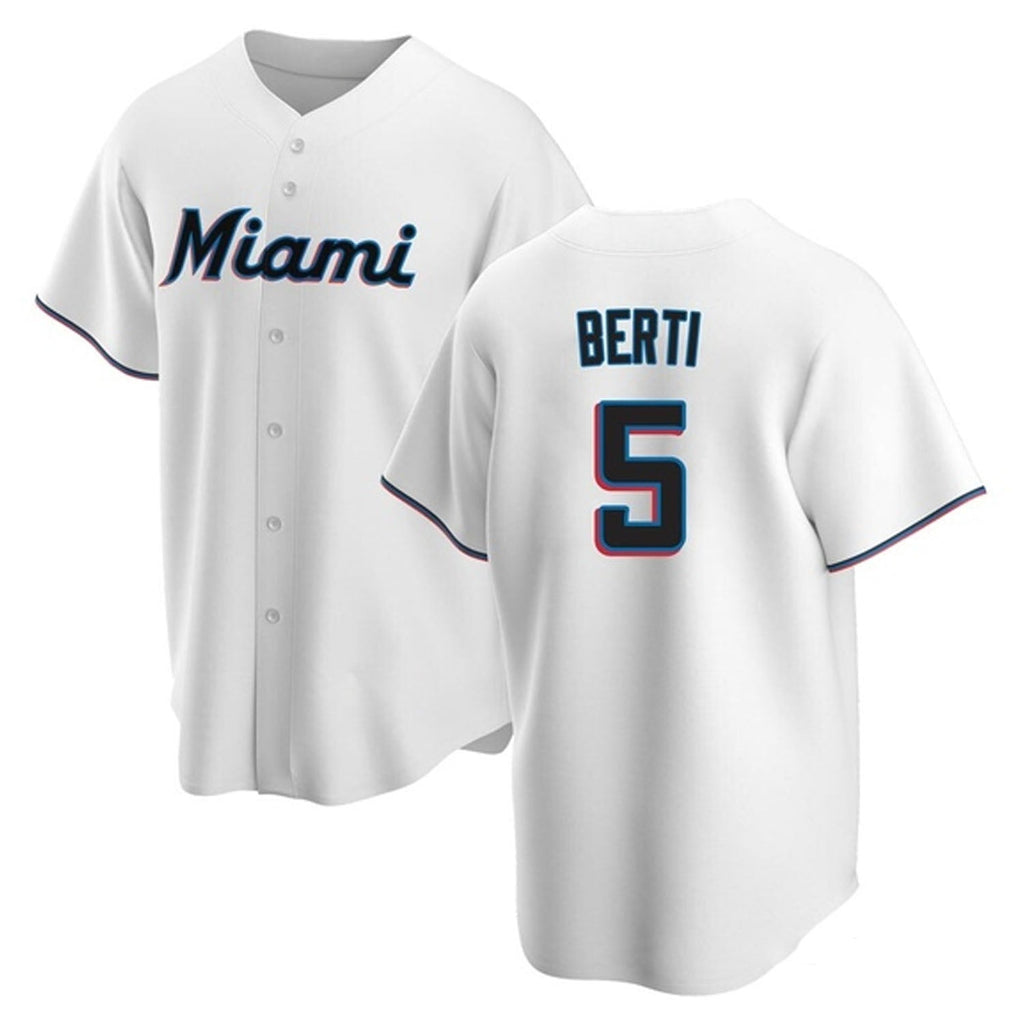 Jon Berti Miami Marlins 5 Jersey