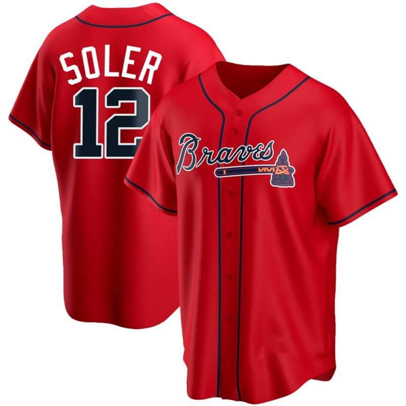 Jorge Soler Atlanta Braves 12 Jersey