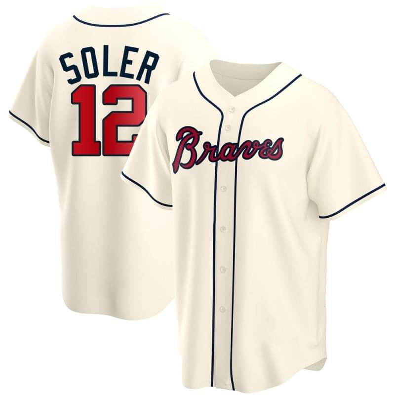 Jorge Soler Atlanta Braves 12 Jersey
