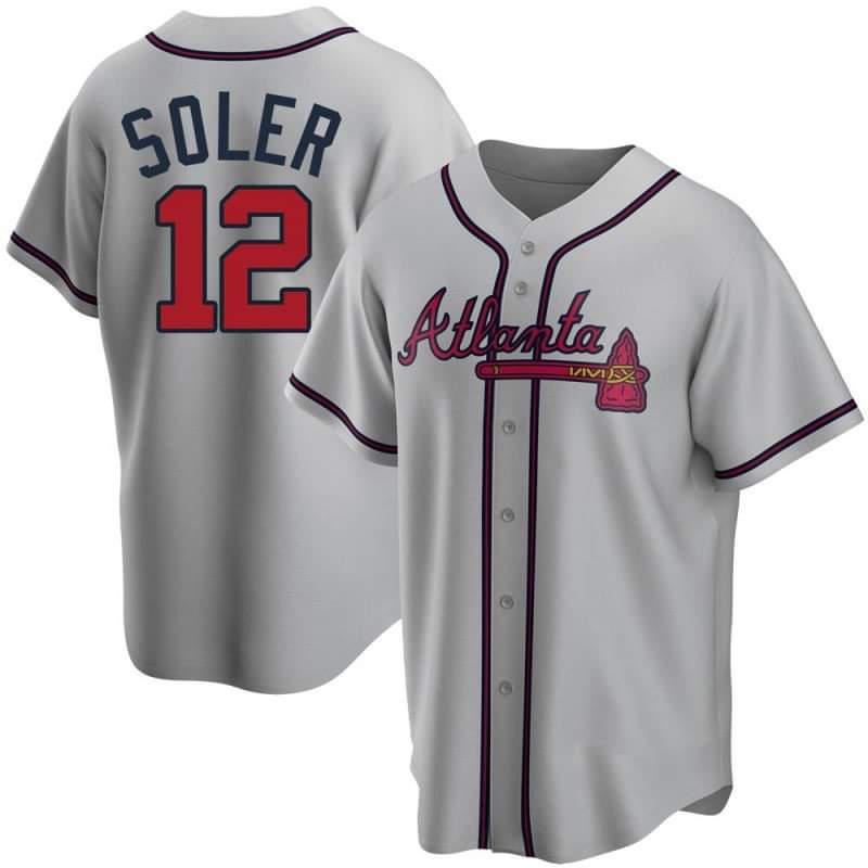 Jorge Soler Atlanta Braves 12 Jersey