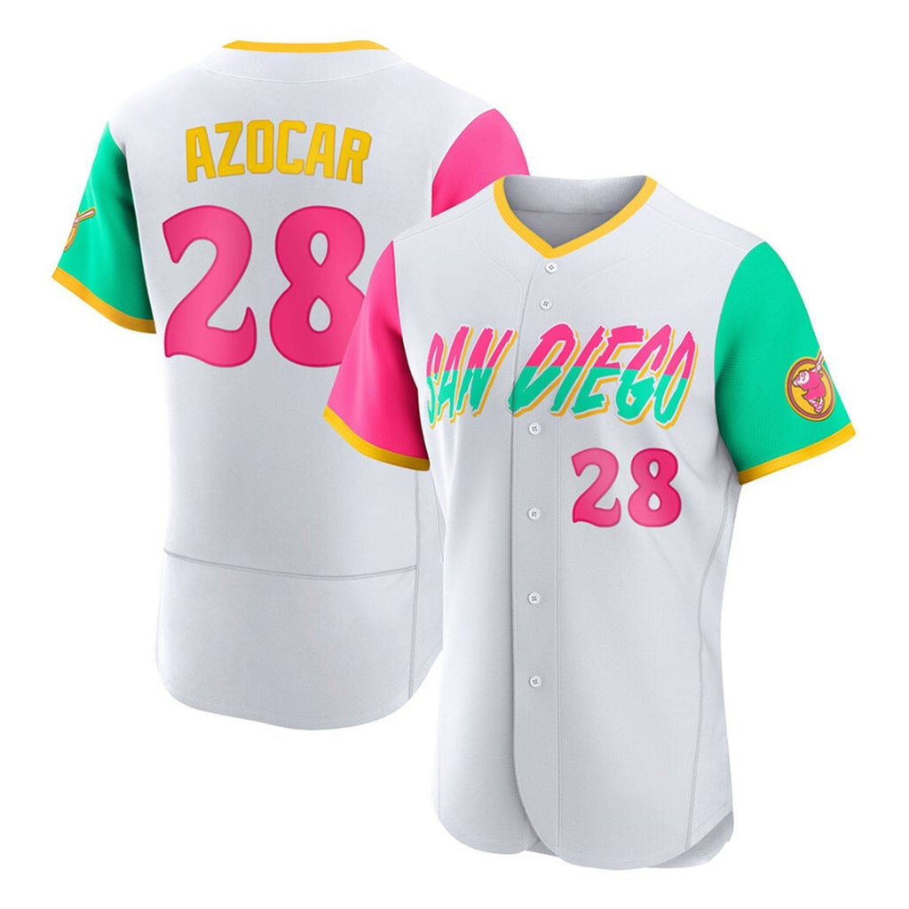Jose Azocar San Diego Padres 28 Jersey