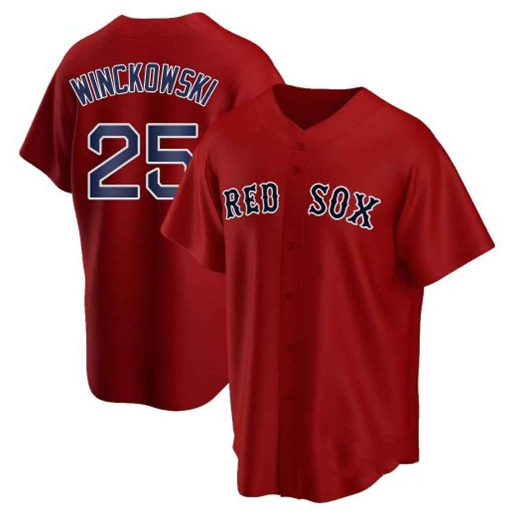 Josh Winckowski Boston Red Sox 25 Jersey