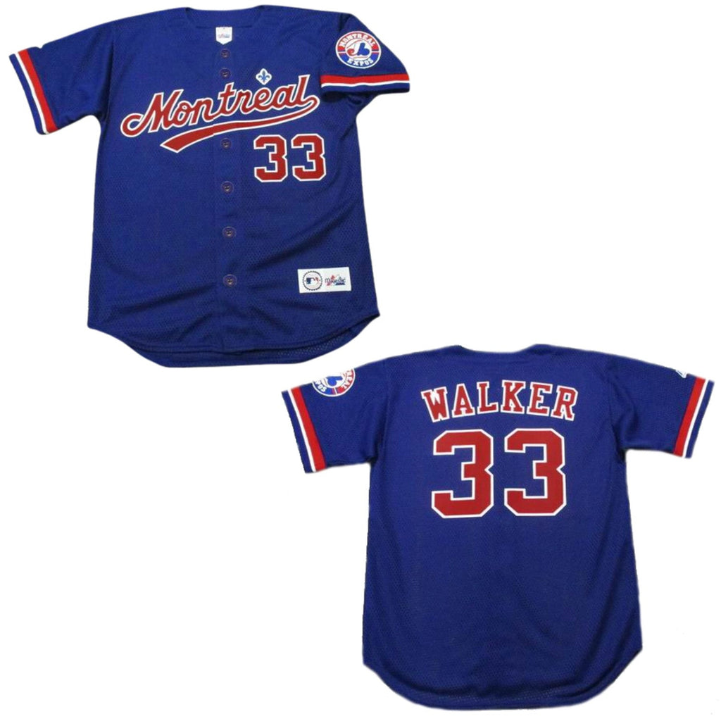 Larry Walker Montreal Expos 33 Jersey