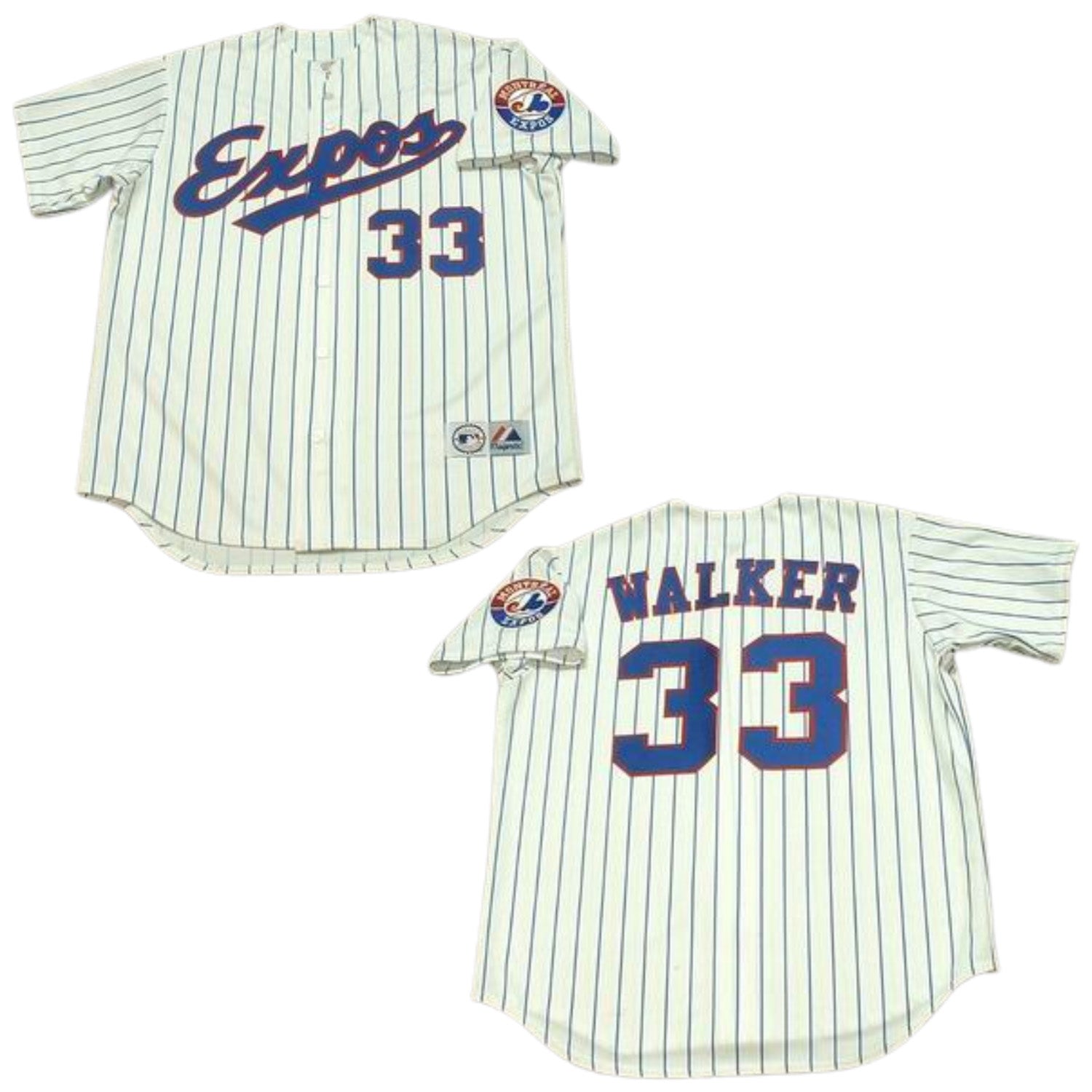 Larry Walker Montreal Expos 33 Jersey