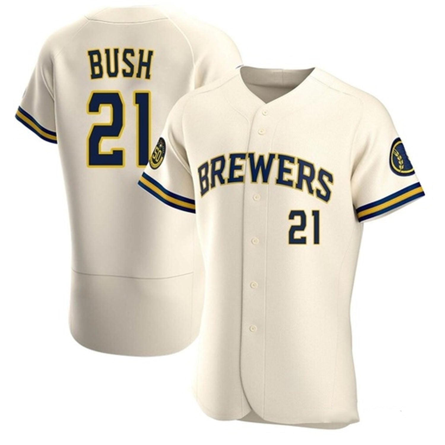 Matt Bush Milwaukee Brewers 21 Jersey