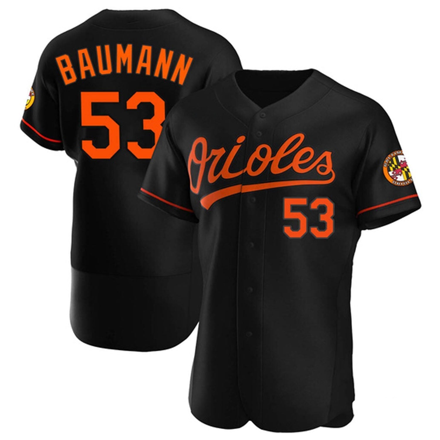 Mike Baumann Baltimore Orioles 53 Jersey