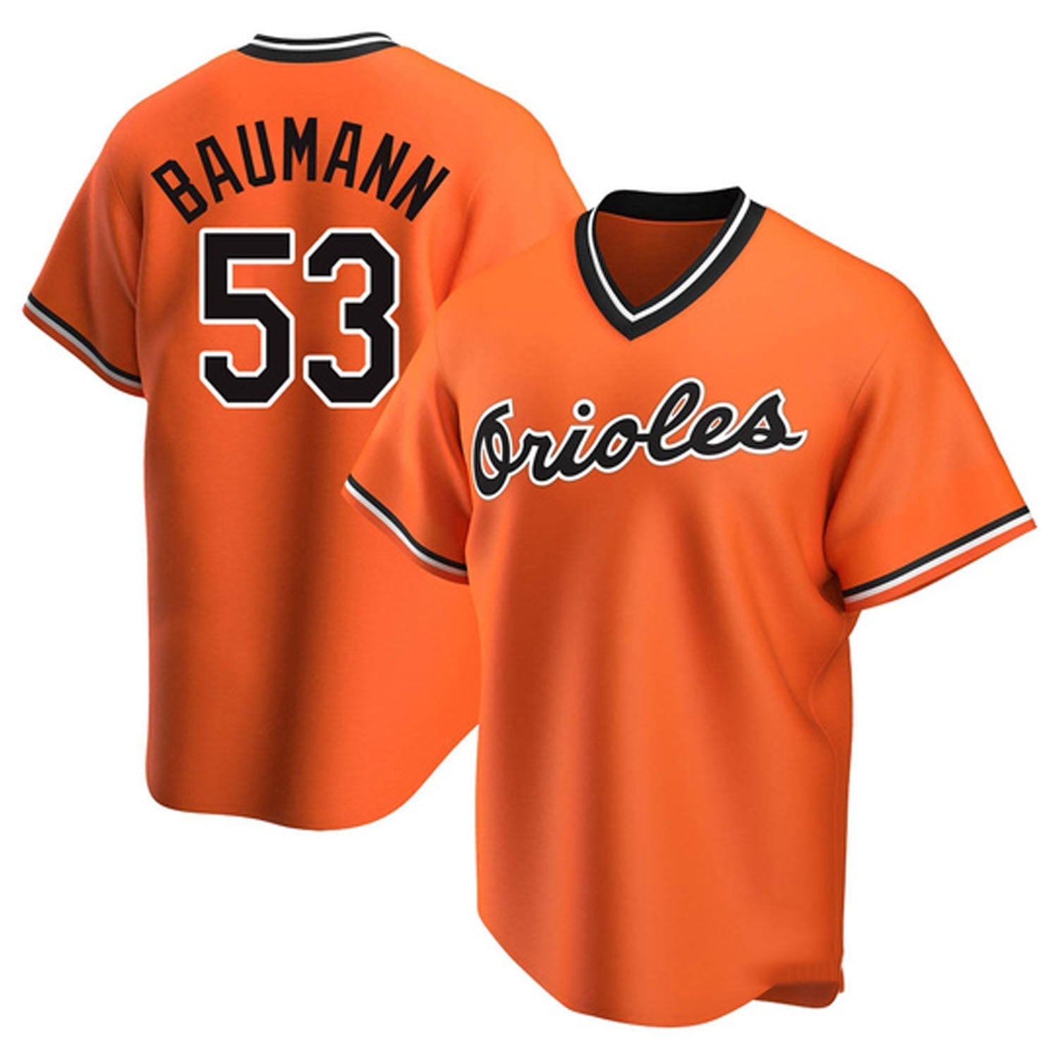 Mike Baumann Baltimore Orioles 53 Jersey
