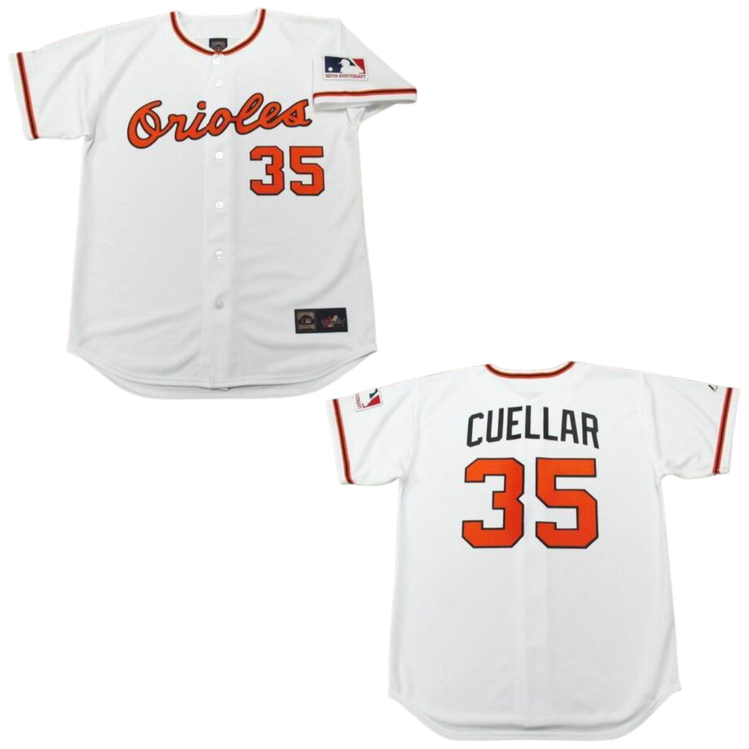 Mike Cuellar Baltimore Orioles 35 Jersey