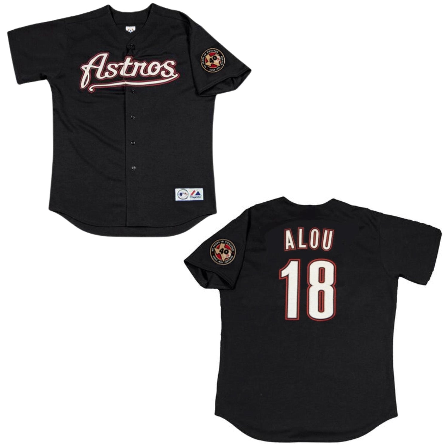 Moises Alou Houston Astro 18 Jersey