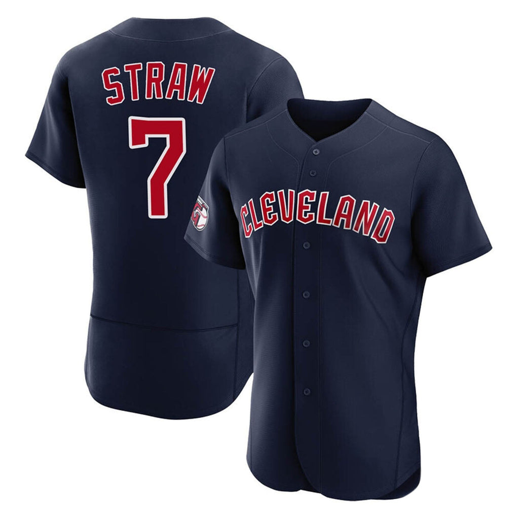 Myles Straw Cleveland Indians 7 Jersey