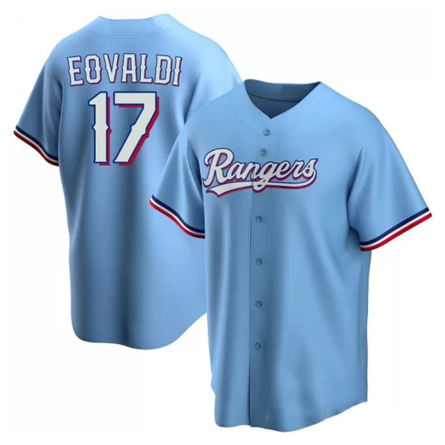 Nathan Eovaldi Texas Rangers 17 Jersey