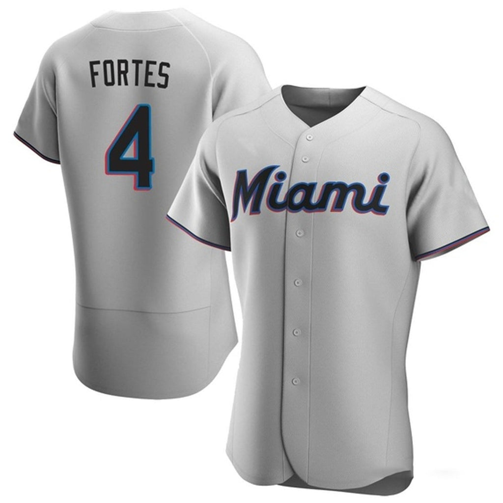 Nick Fortes Miami Marlins 4 Jersey