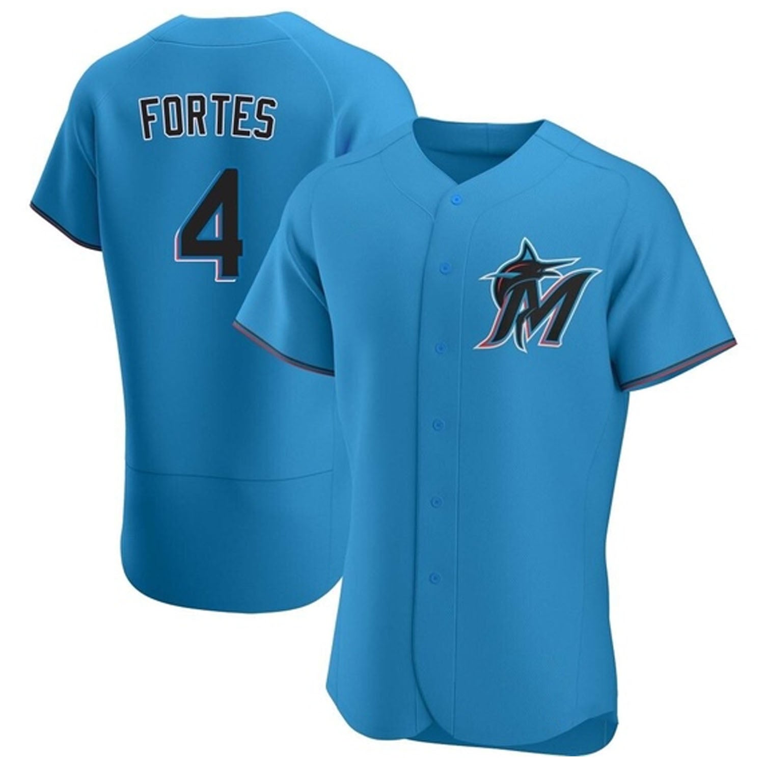 Nick Fortes Miami Marlins 4 Jersey