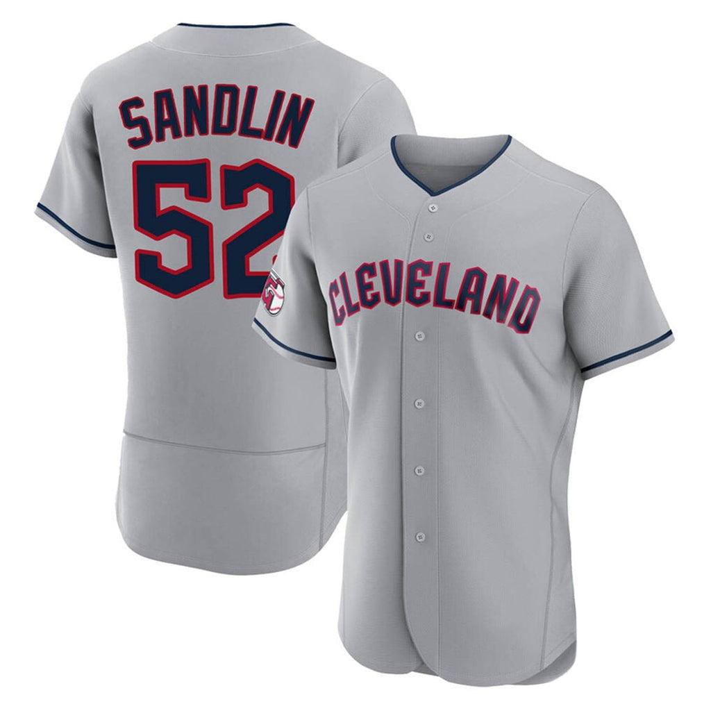 Nick Sandlin Cleveland Indians 52 Jersey