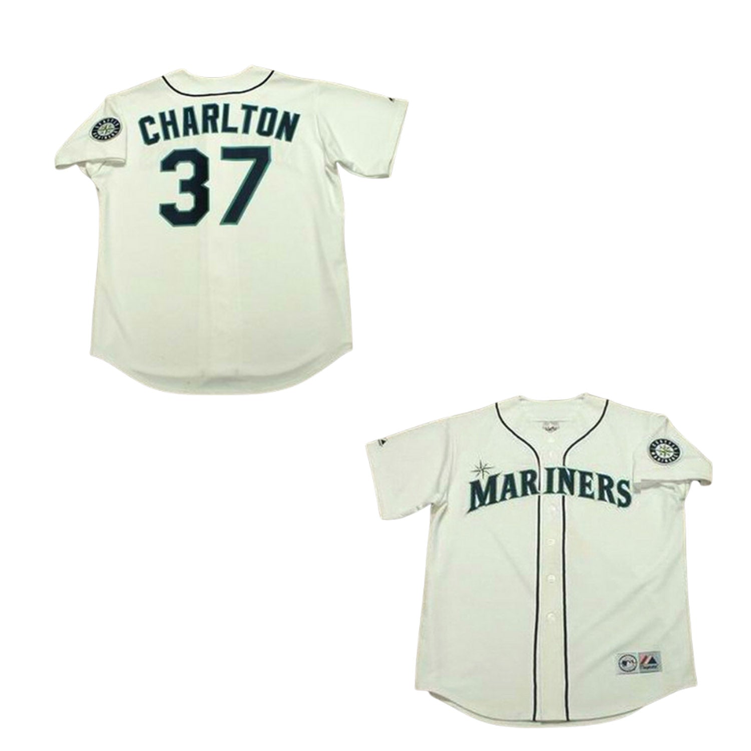Norm Charlton Seattle Mariners 37 Jersey