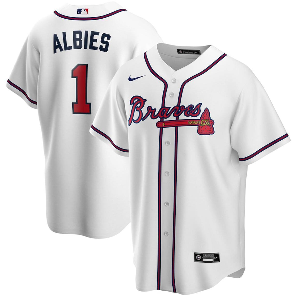 Ozzie Albies Atlanta Braves 1 Jersey