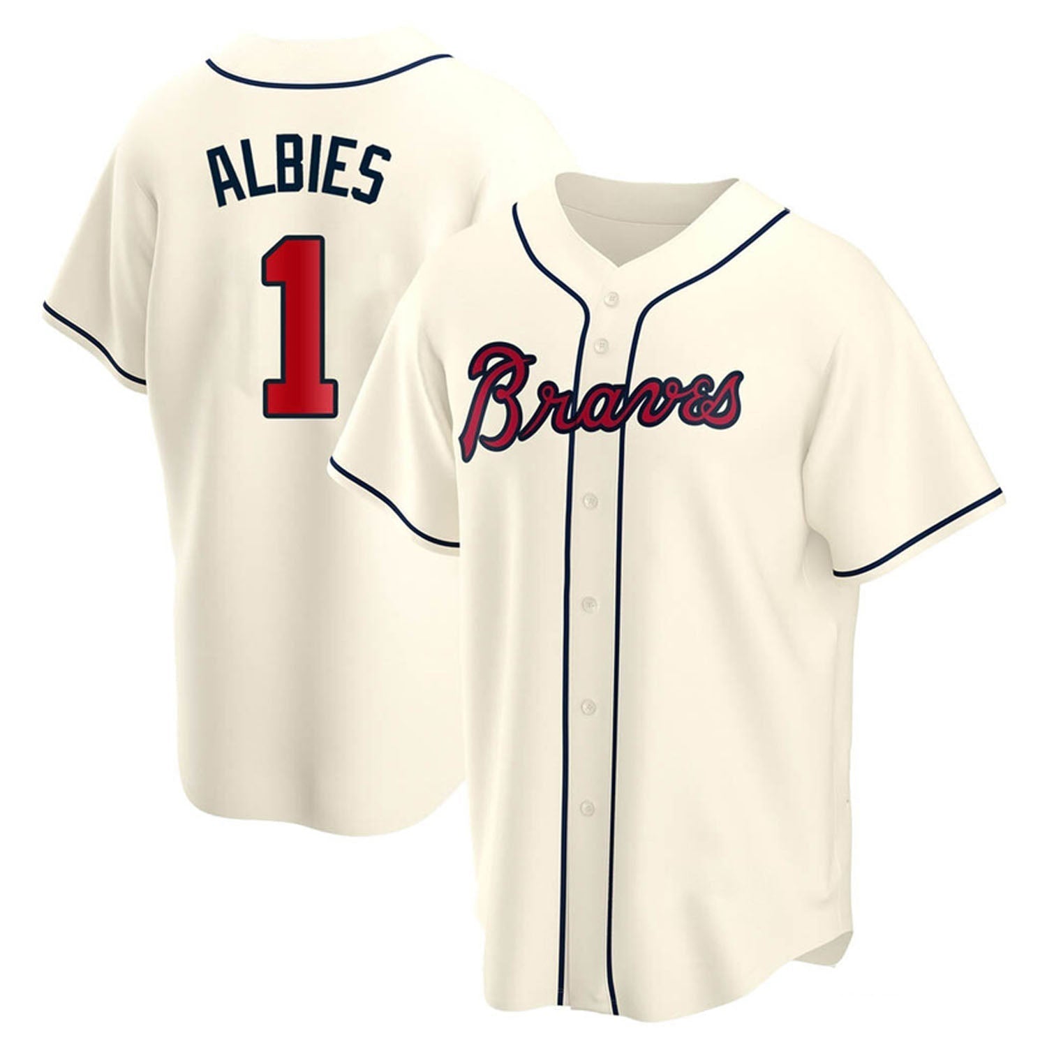 Ozzie Albies Atlanta Braves 1 Jersey