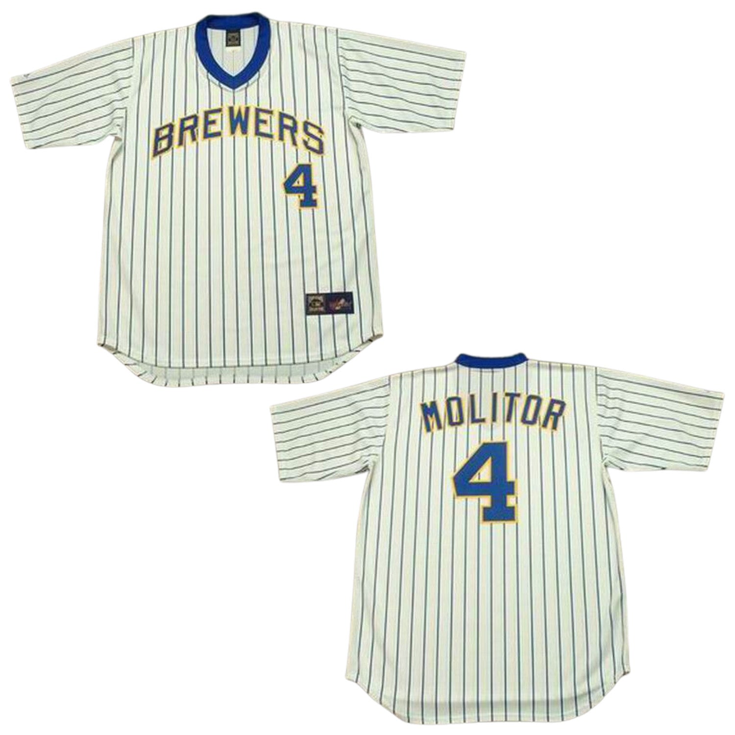Paul Molitor Milwaukee Brewers 4 Jersey