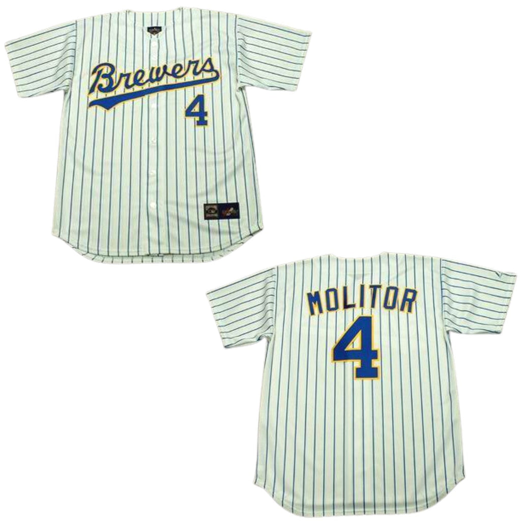 Paul Molitor Milwaukee Brewers 4 Jersey