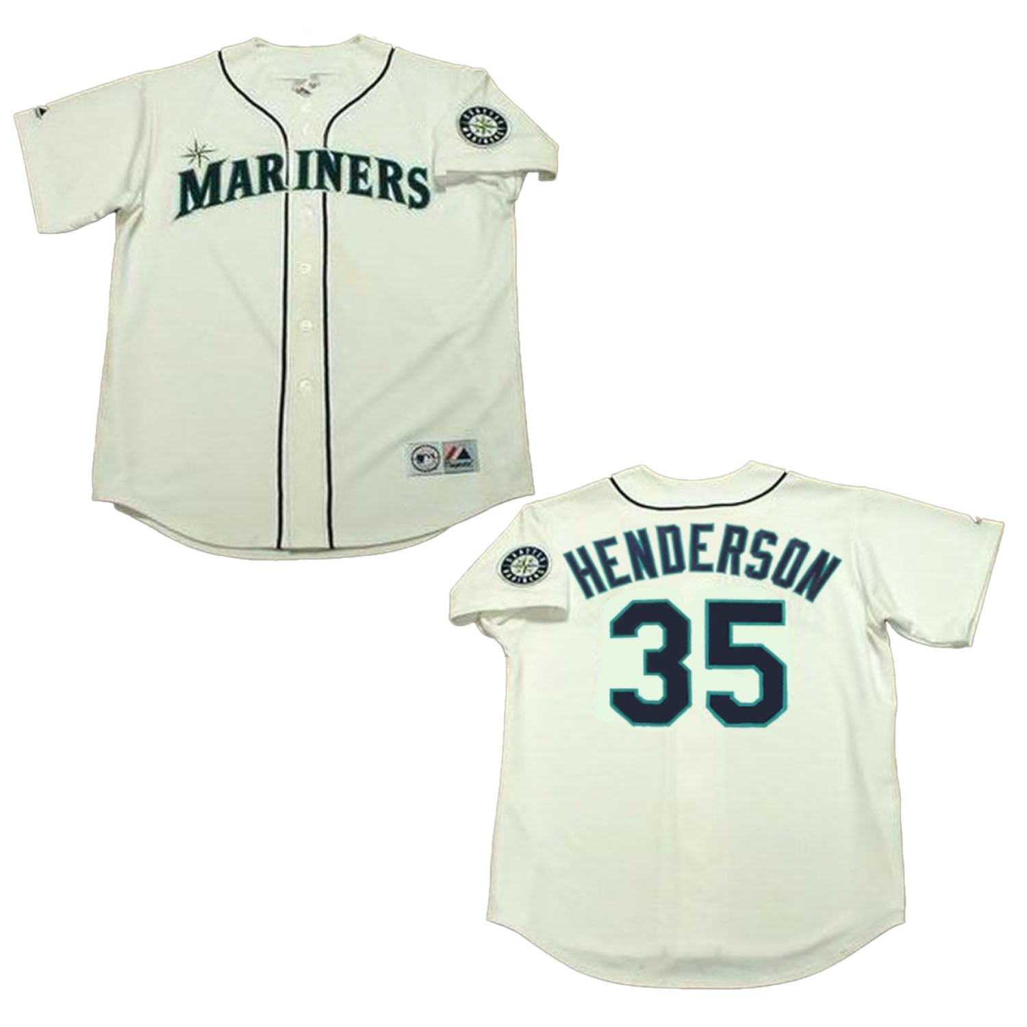 Rickey Henderson Seattle Mariners 34 Jersey