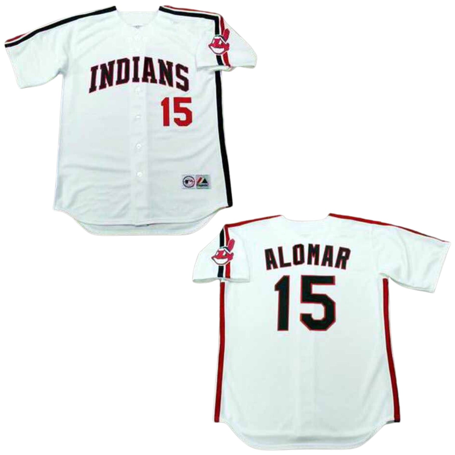 Sandy Alomar Cleveland Indians 15 Jersey