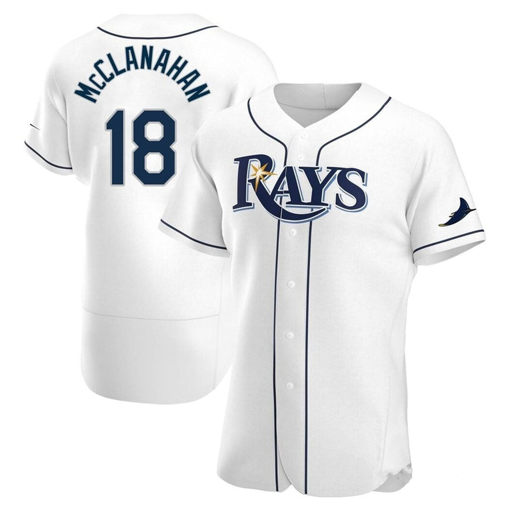 Shane McClanahan Tampa Bay Rays 18 Jersey