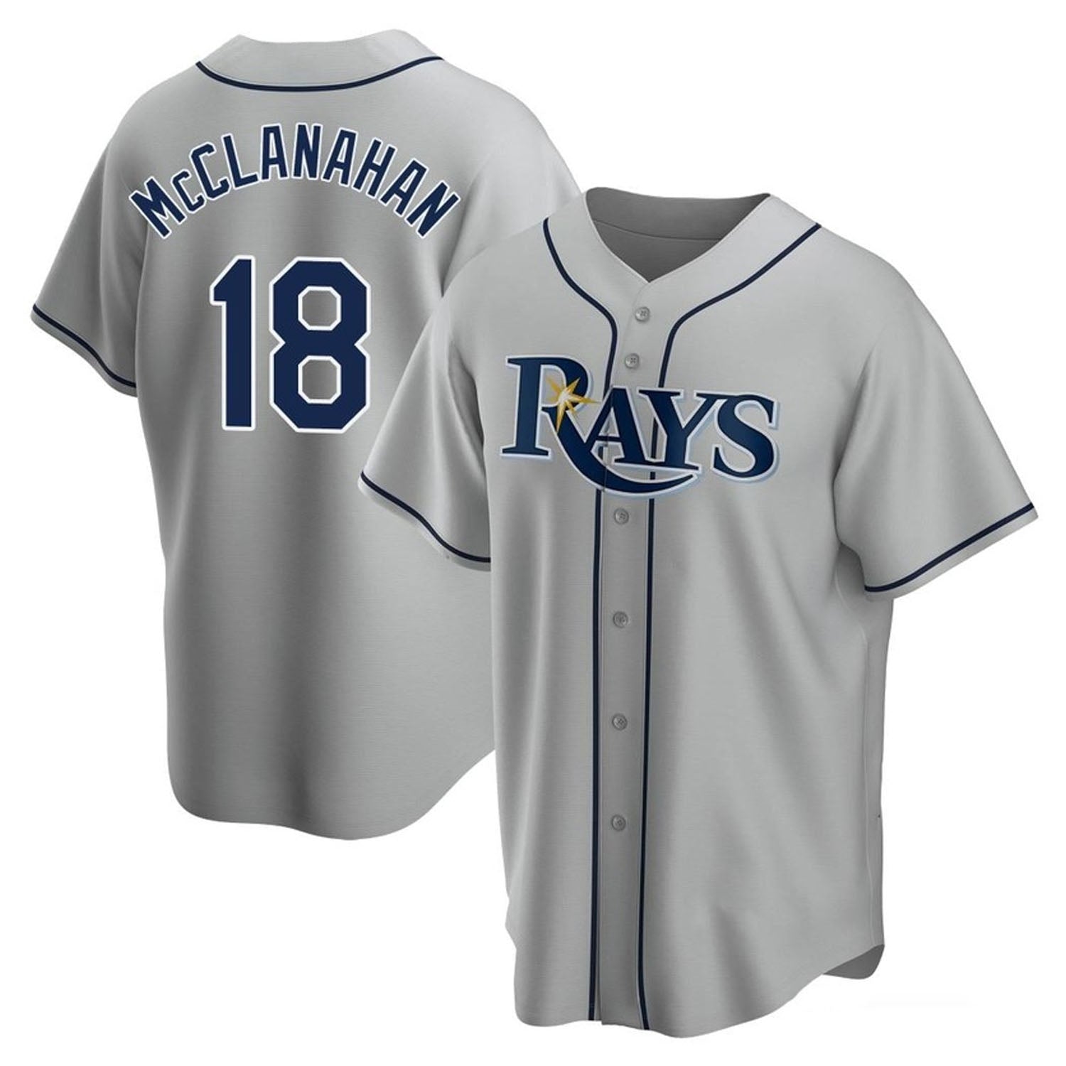 Shane McClanahan Tampa Bay Rays 18 Jersey