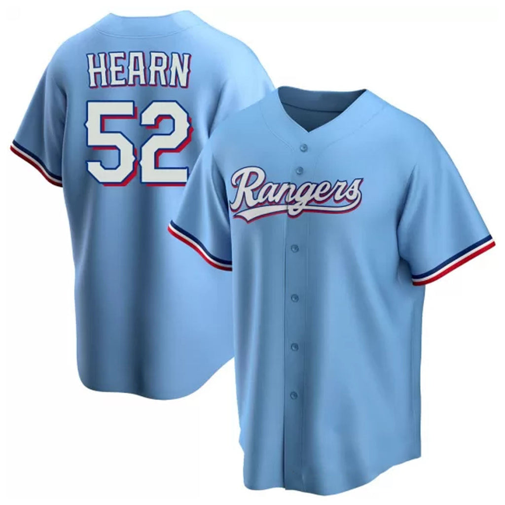 Taylor Hearn Texas Rangers 52 Jersey