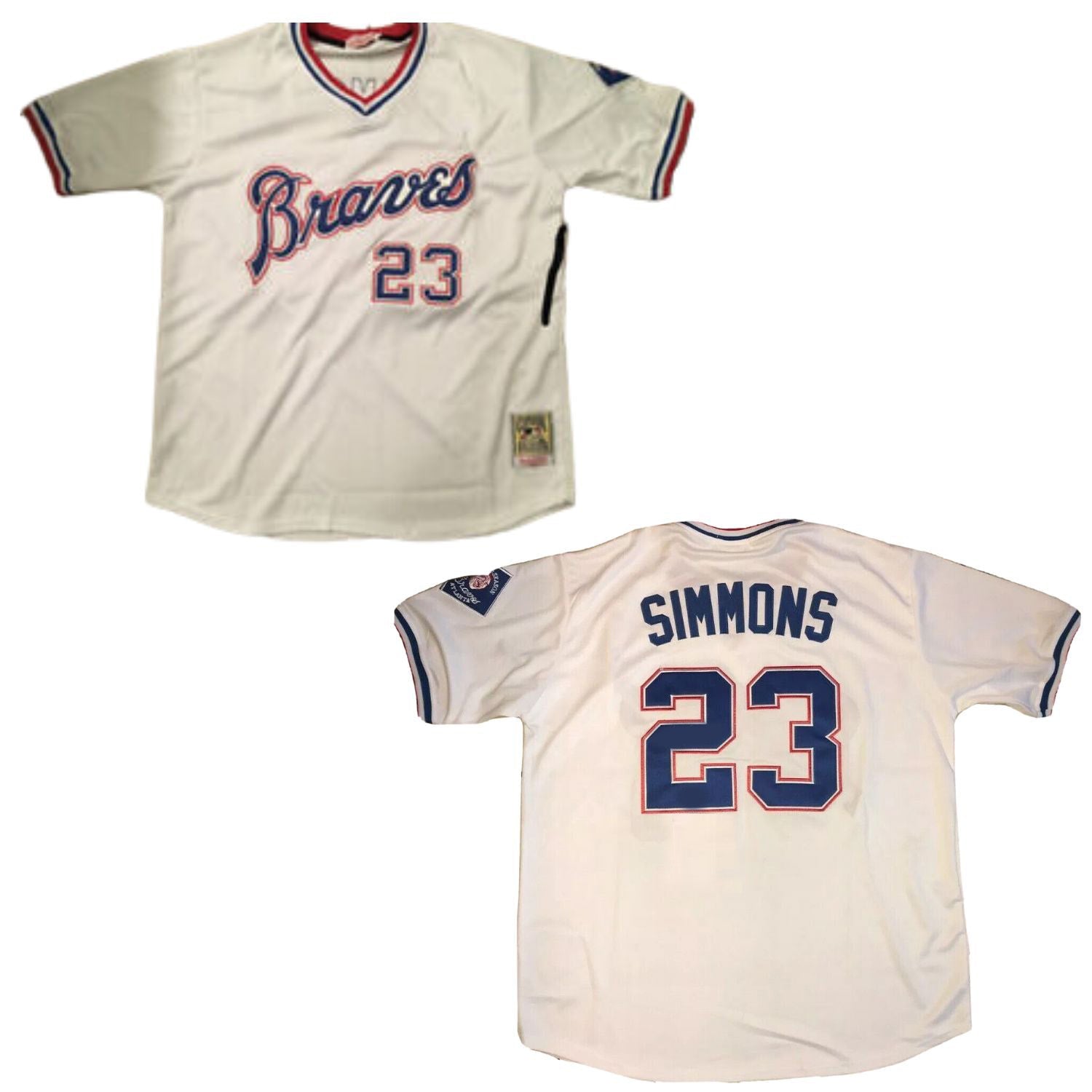Ted Simmons Atlanta Braves 23 Jersey