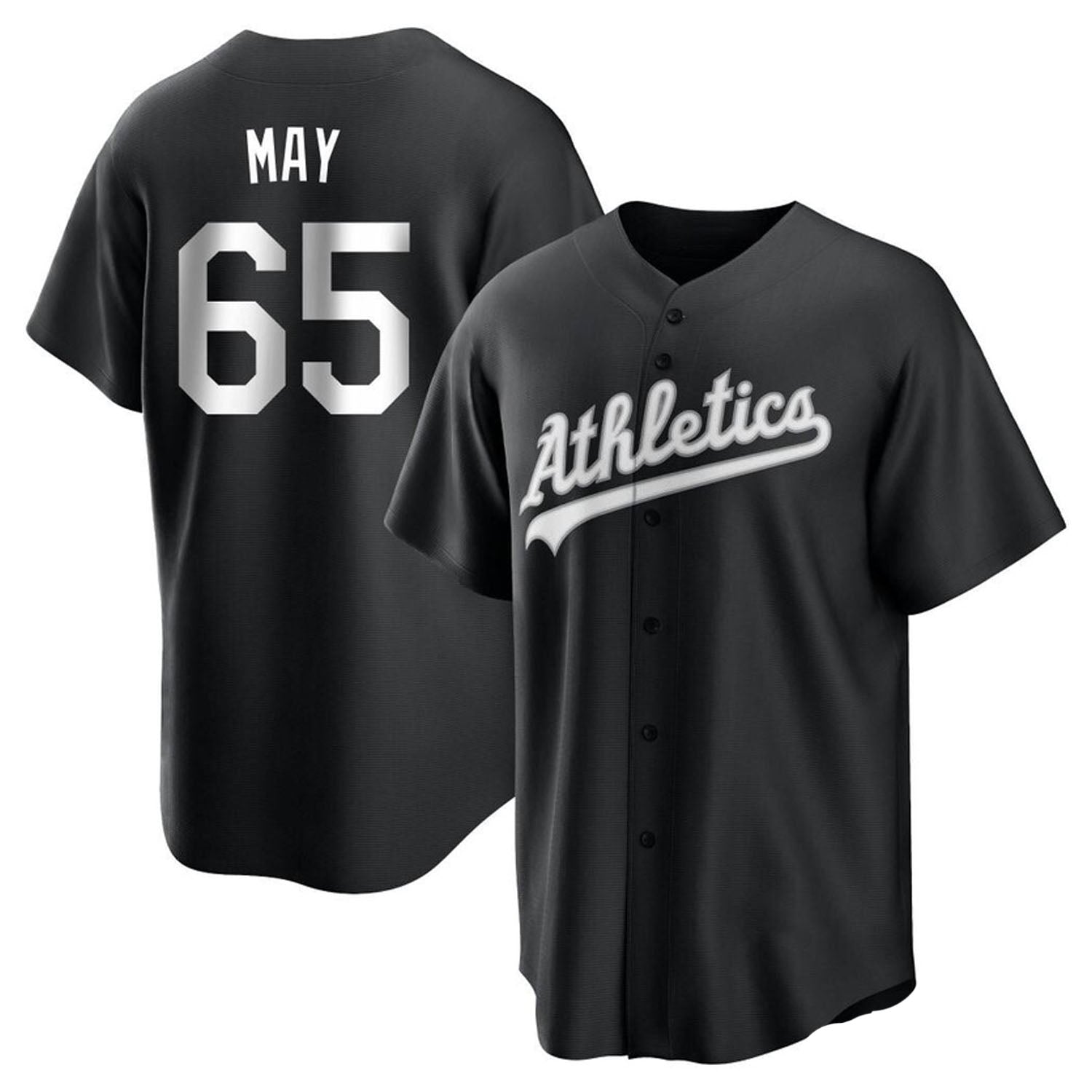 Trevor May Oakland Athletics 65 Jersey