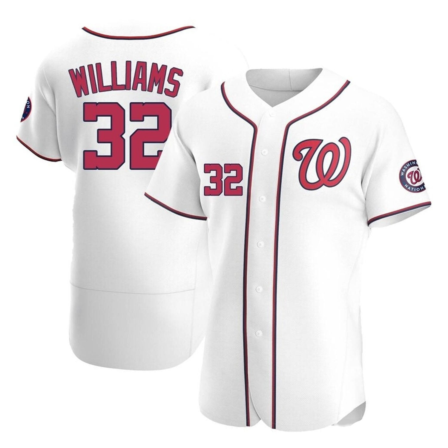 Trevor Williams Washington Nationals 32 Jersey