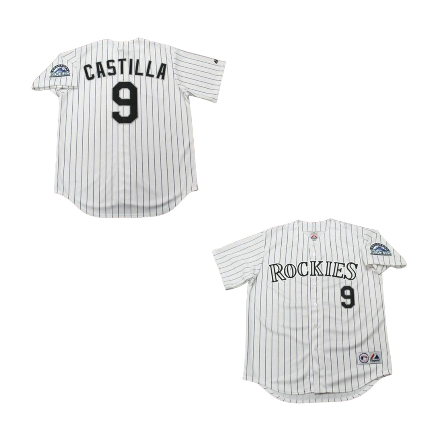 Vinny Castilla Colorado Rockies 9 Jersey