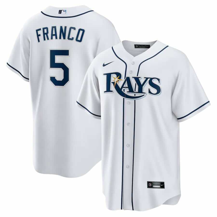 Wander Franco Tampa Bay Rays 5 Jersey