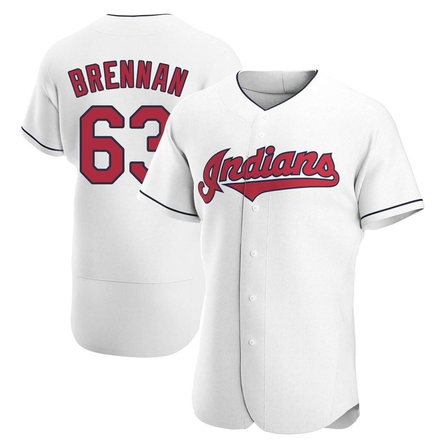 Will Brennan Cleveland Indians 63 Jersey