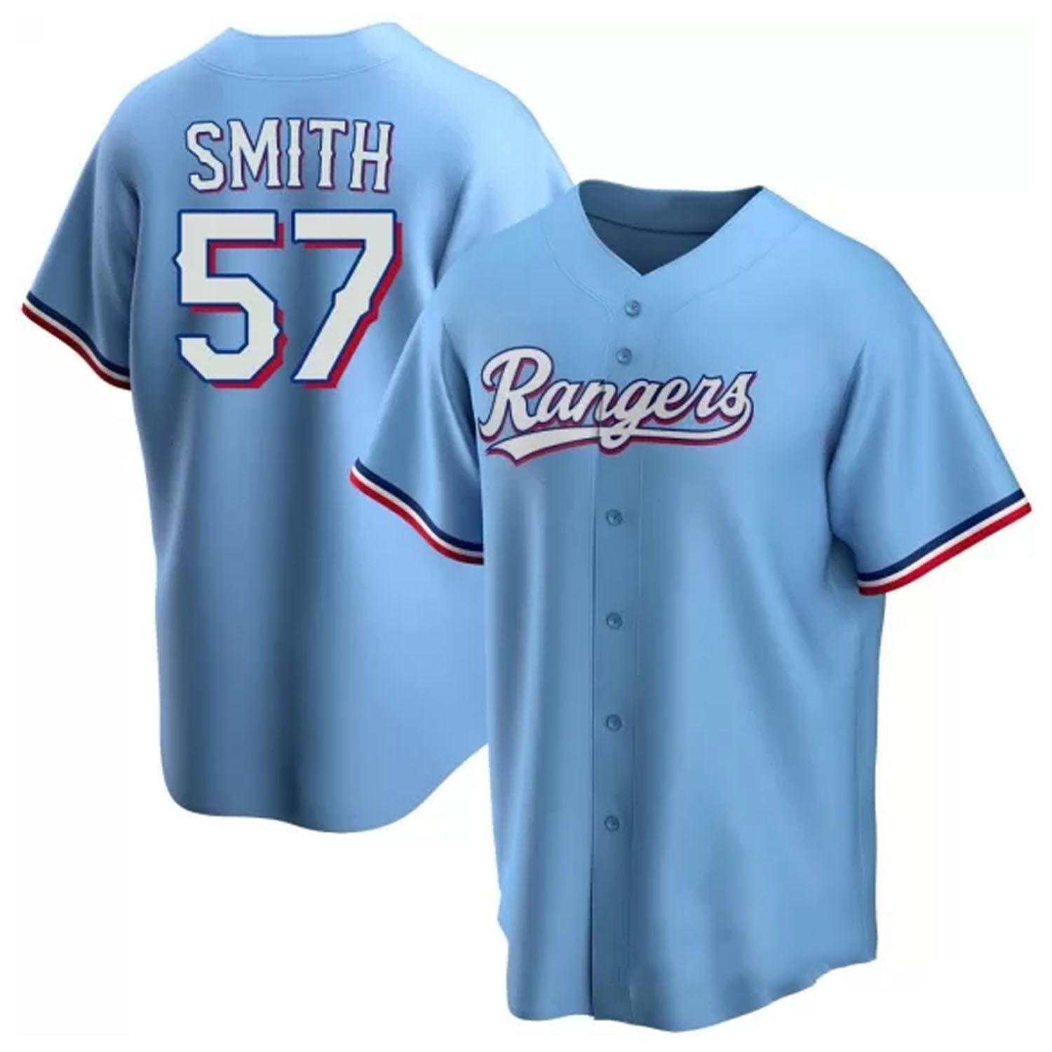 Will Smith Texas Rangers 57 Jersey