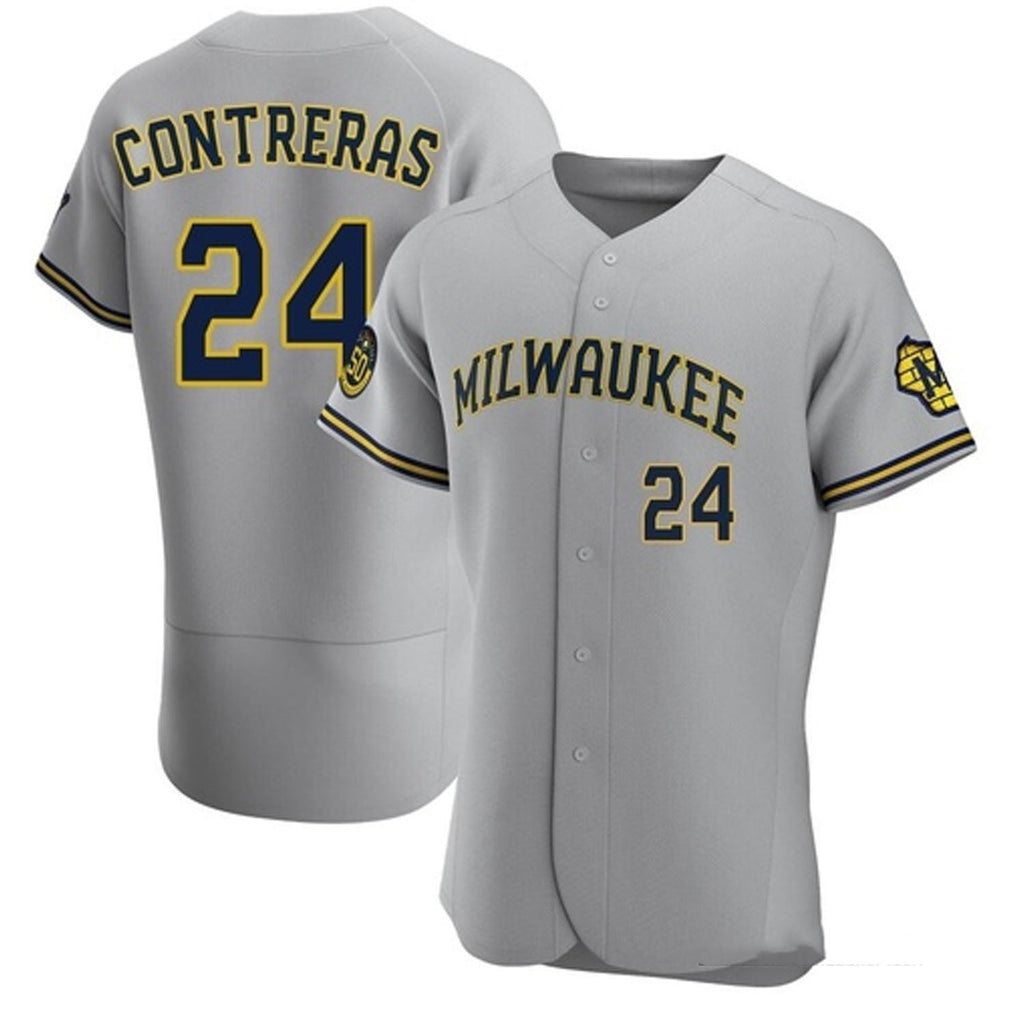 William Contreras Milwaukee Brewers 24 Jersey