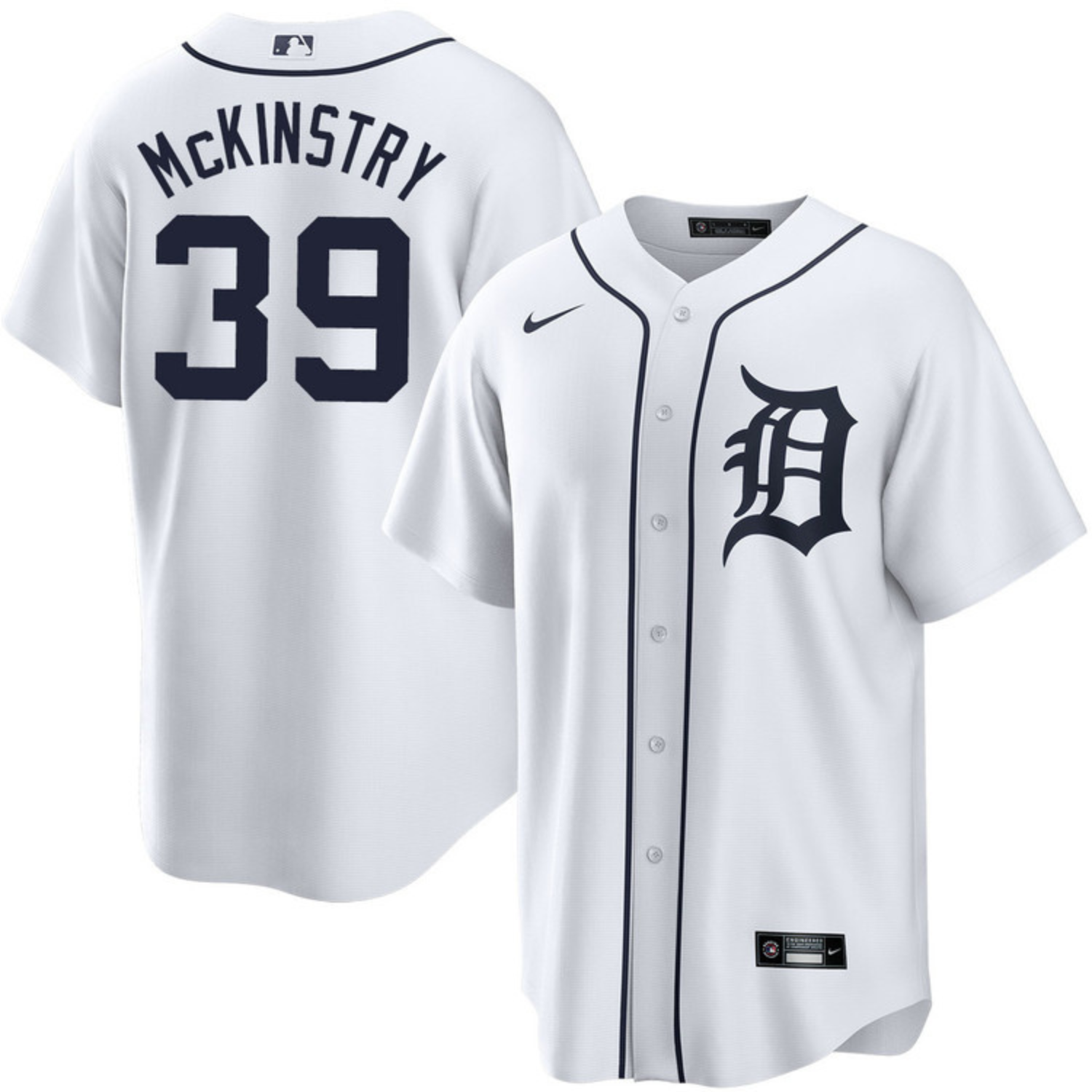Zach McKinstry Detroit Tigers 39 Jersey