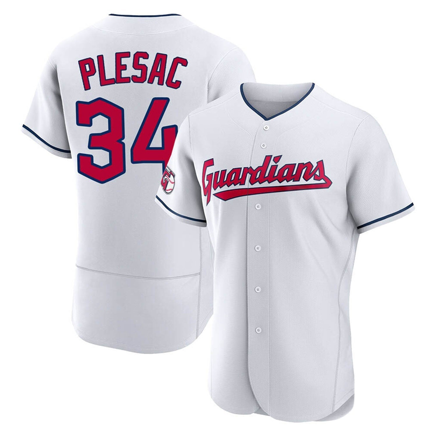 Zach Plesac Cleveland Indians 34 Jersey
